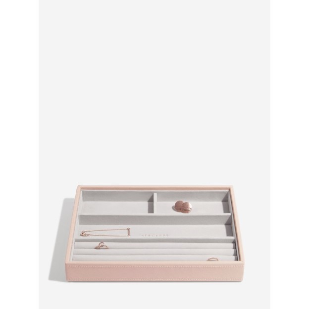 Set 4 cutii pentru bijuterii roz