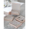 Set 4 cutii pentru bijuterii roz