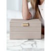 Set 3 cutii pentru bijuterii bej CLASSIC