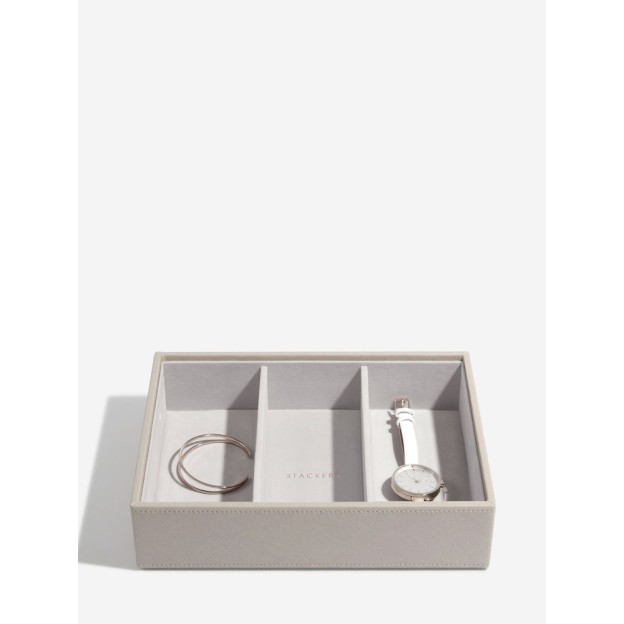 Set 3 cutii pentru bijuterii bej CLASSIC