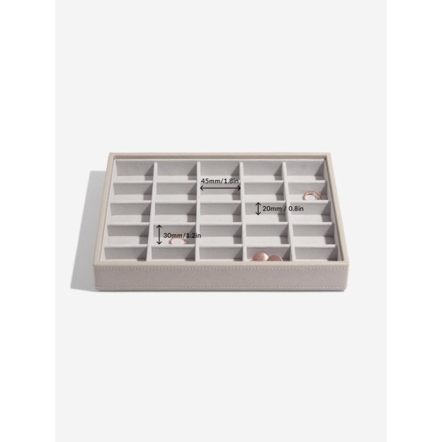 Set 3 cutii pentru bijuterii bej CLASSIC