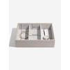 Set 3 cutii pentru bijuterii bej CLASSIC