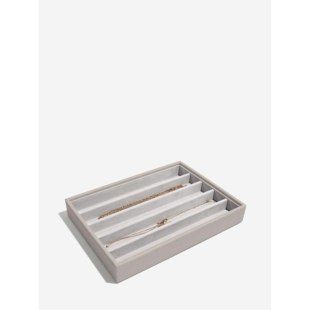 Cutie bijuterii 5 sectii bej