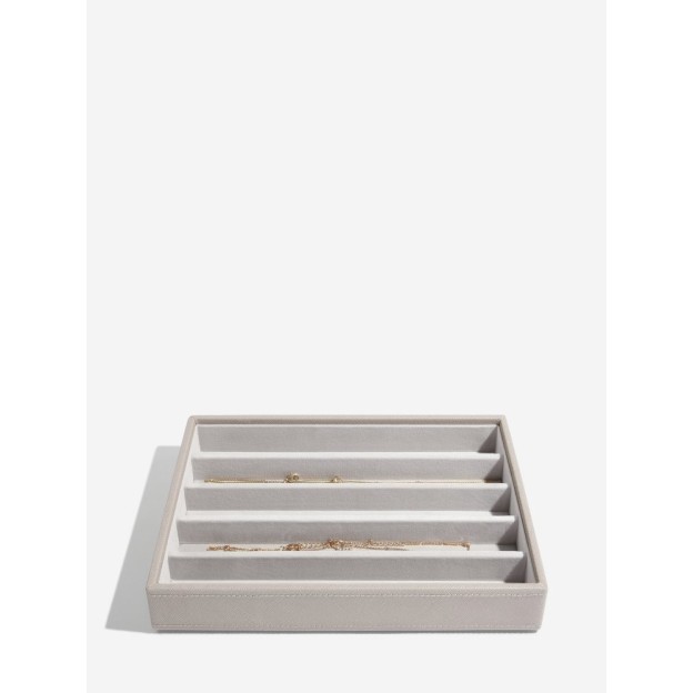 Cutie bijuterii 5 sectii bej