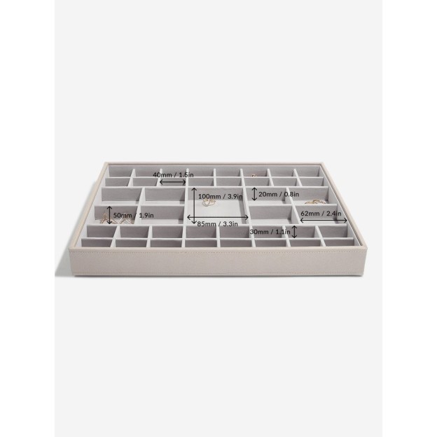 Set 3 cutii pentru bijuterii bej