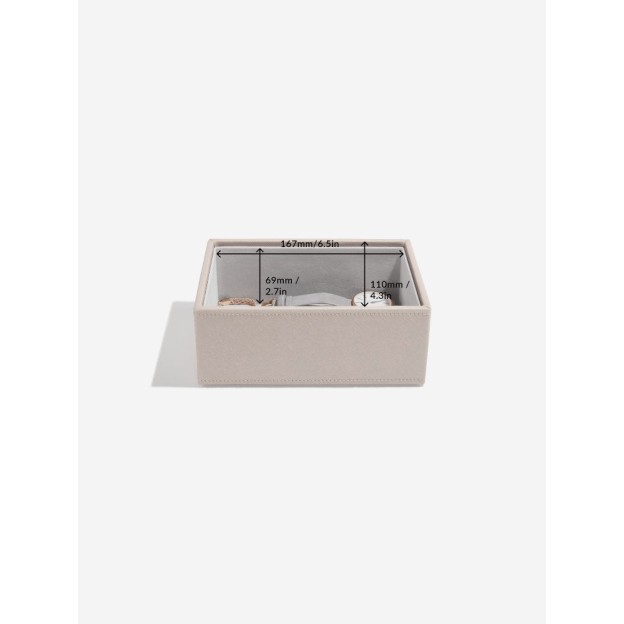 Set mini 2 cutii pentru bijuterii bej