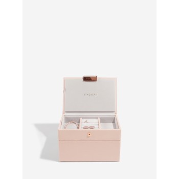 Set mini 2 cutii pentru bijuterii roz