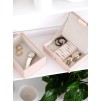Set mini 2 cutii pentru bijuterii roz