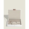 Set 4 cutii pentru bijuterii alb/rose gold