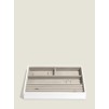 Set 4 cutii pentru bijuterii alb/rose gold