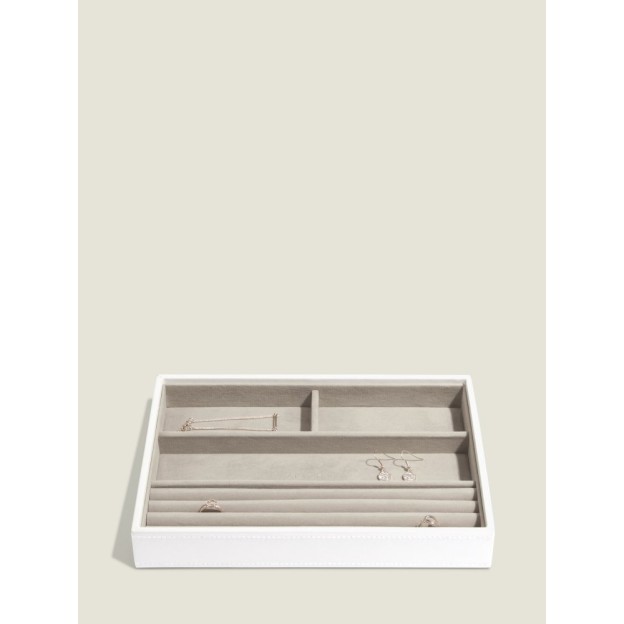 Set 4 cutii pentru bijuterii alb/rose gold