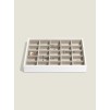 Set 4 cutii pentru bijuterii alb/rose gold