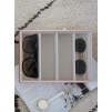 Cutie pentru accesorii&ochelari classic ROZ
