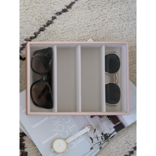 Cutie pentru accesorii&ochelari classic ROZ
