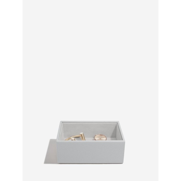 Set mini 2 cutii pentru bijuterii gri