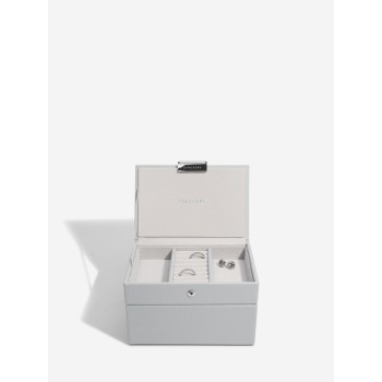 Set mini 2 cutii pentru bijuterii gri