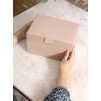 Cutie pentru bijuterie cu 3 nivele roz