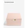 Cutie pentru bijuterie cu 3 nivele roz