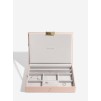 Cutie pentru bijuterie cu 3 nivele roz