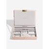 Cutie pentru bijuterie cu 3 nivele roz
