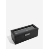Cutie pentru ceasuri cu 4 secțiuni Black