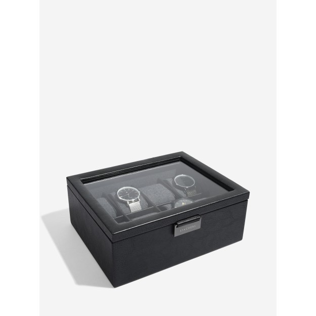 Cutie pentru ceas 8 secțiuni Black