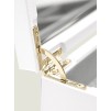 Set 2 cutii pentru bijuterii alb