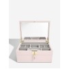 Set 2 cutii pentru bijuterii roz