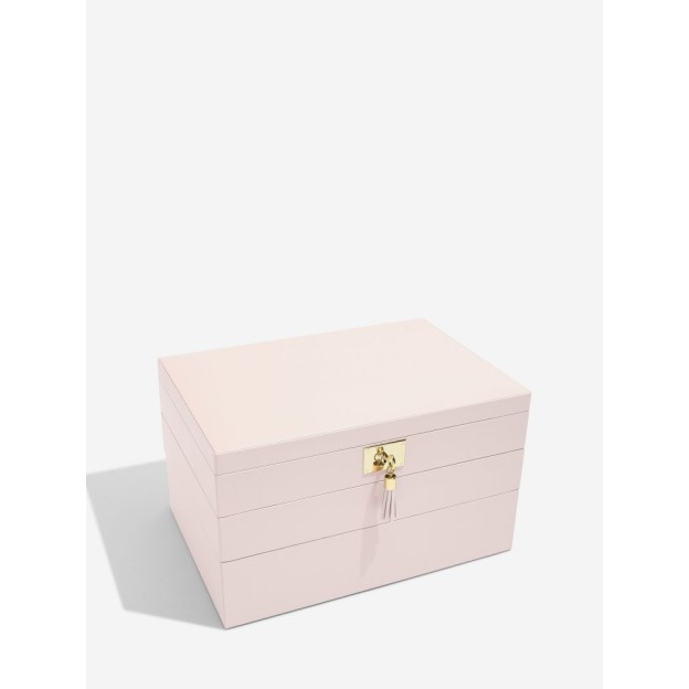 Set 3 cutii pentru bijuterii roz