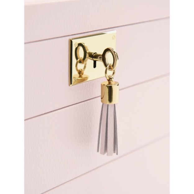 Set 3 cutii pentru bijuterii roz