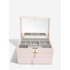Set 3 cutii pentru bijuterii roz