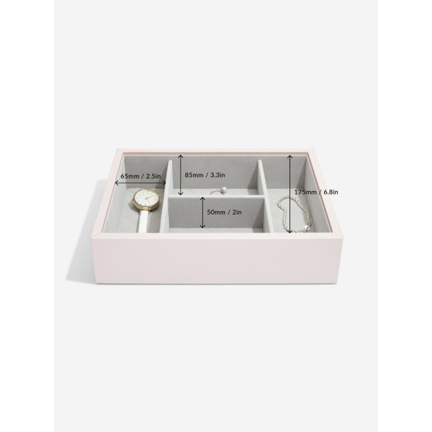 Set 3 cutii pentru bijuterii roz