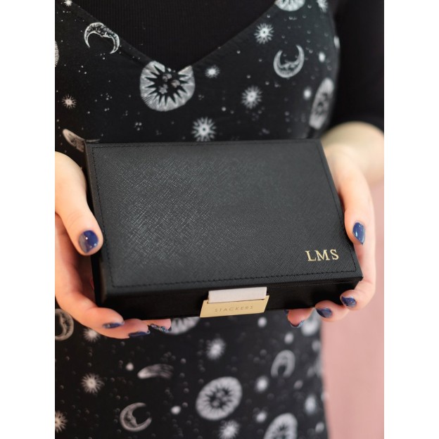 Cutie pentru bijuterii mini neagra