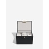 Cutie pentru bijuterie cu 2 nivele  mini neagra