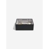Cutie pentru bijuterie cu 2 nivele  mini neagra