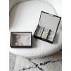 Cutie pentru bijuterie cu 2 nivele  mini neagra