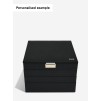Set 4 cutii pentru bijuterii CLASSIC negru