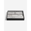 Set 4 cutii pentru bijuterii CLASSIC negru
