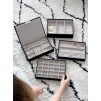Set 4 cutii pentru bijuterii CLASSIC negru