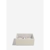 Cutie pentru bijuterie cu 2 nivele mini  bej