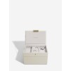 Cutie pentru bijuterie cu 2 nivele mini  bej