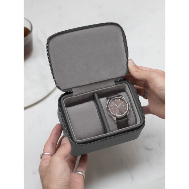 Cutie pentru ceas cu 2 sectiuni GREY