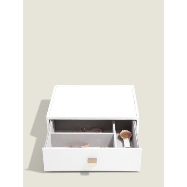 Cutie pentru bijuterii alba CLASSIC