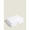 Cutie pentru bijuterii alba CLASSIC