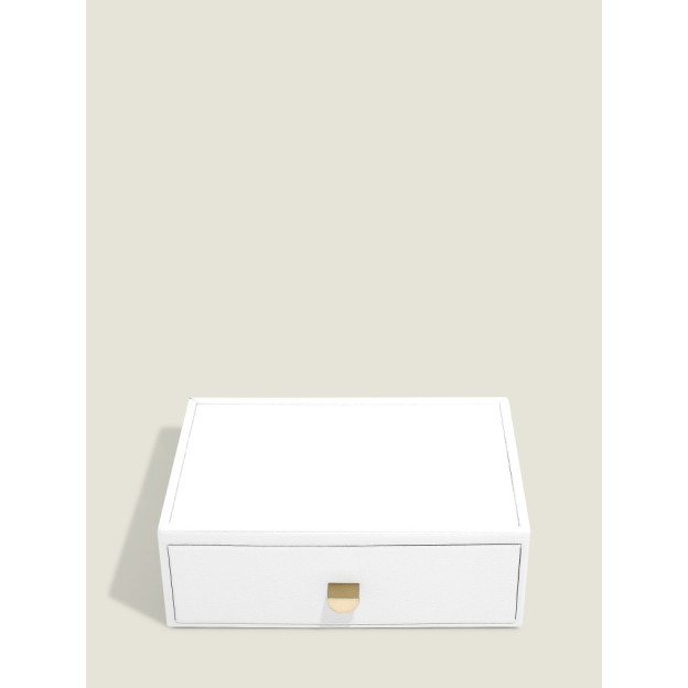 Cutie pentru bijuterii alba CLASSIC