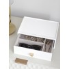 Cutie pentru bijuterii alba CLASSIC