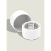 Cutie pentru bijuterie bej rotunda