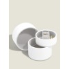 Cutie pentru bijuterie bej rotunda