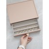 Cutie pentru bijuterii roz CLASSIC
