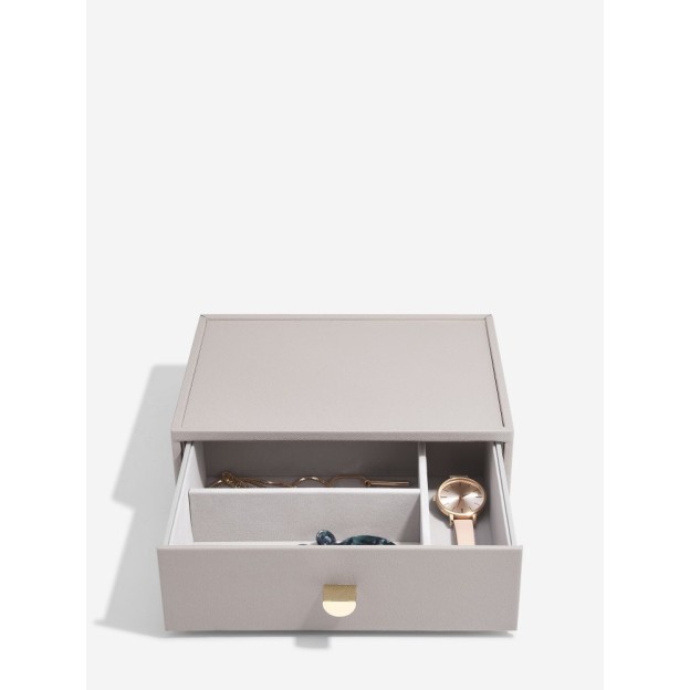 Set 3 cutii pentru bijuterii CLASSIC BEJ